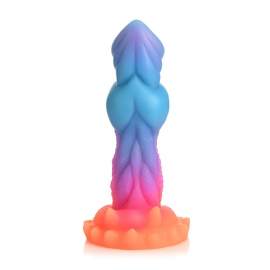 AQUA COCK - GLOW-IN-THE-DARK SILICONE DILDO