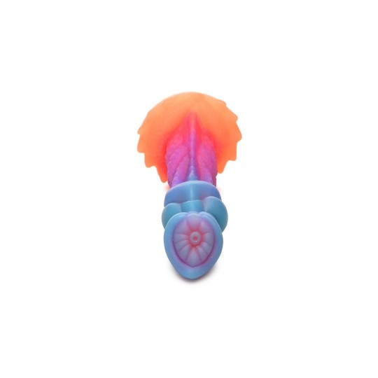 AQUA COCK - GLOW-IN-THE-DARK SILICONE DILDO