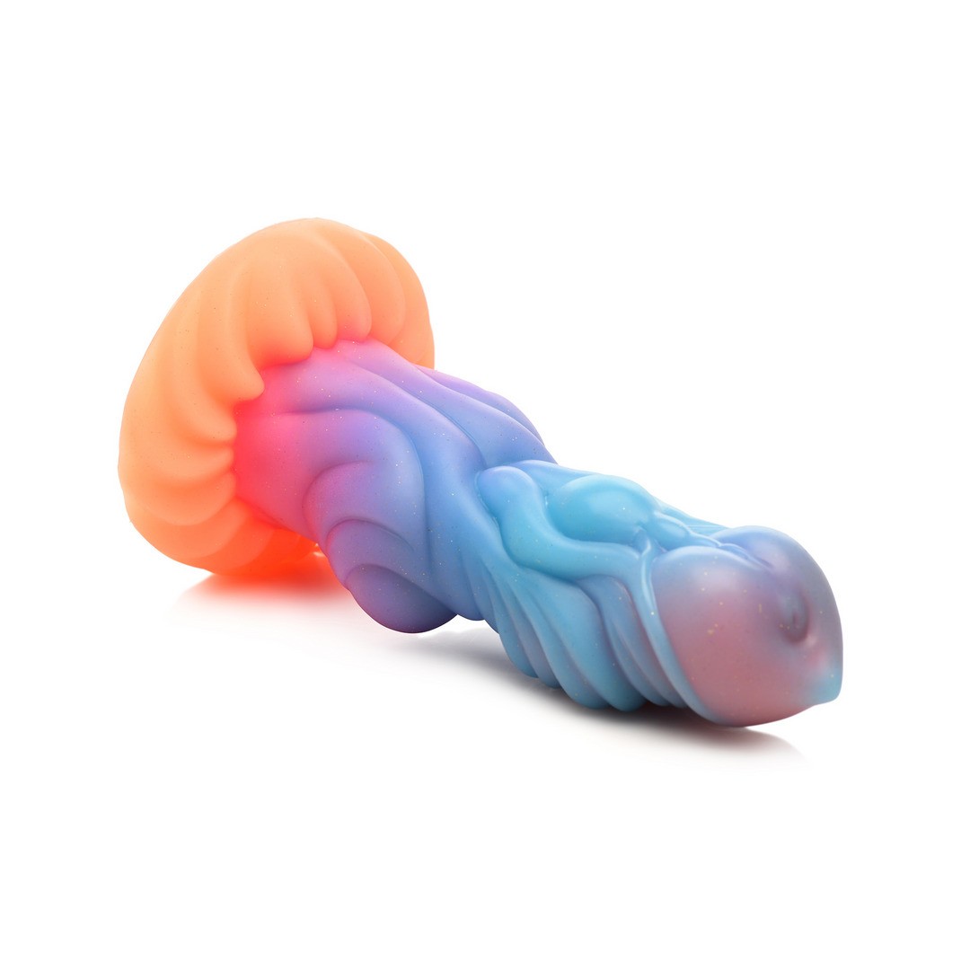 ALIEN INVADER - ALIEN GLOW-IN-THE-DARK SILICONE DILDO