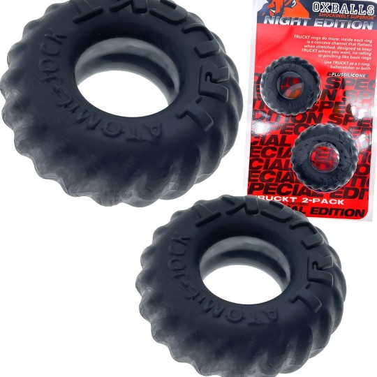 TRUCKT - 2-PACK STRETCHY COCKRING - NIGHT