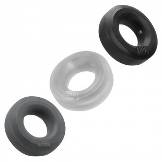 HUJ3 - COCKRING 3-PACK - TAR / ICE / STONE