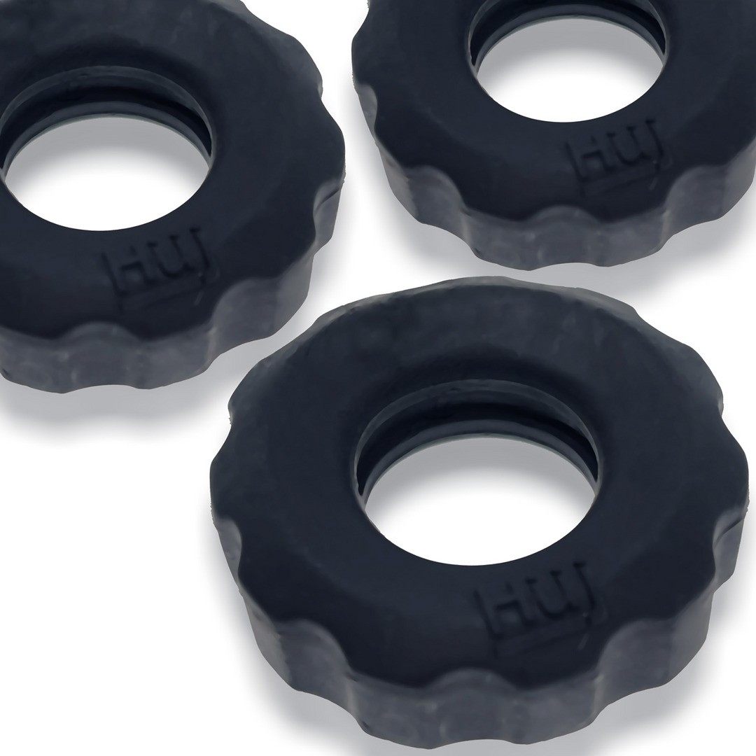 SUPER HUJ - 3-PACK STRETCHY COCKRINGS - TAR ICE