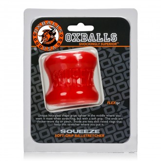 ANILLO SQUEEZE - HOURGLASS BALLSTRETCHER - ROJO OXBALLS