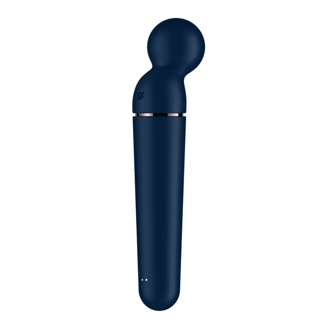 VARITA PLANET WAND-ER - WAND VIBRATOR - BLUE/ROSE GOLD SATISFYER