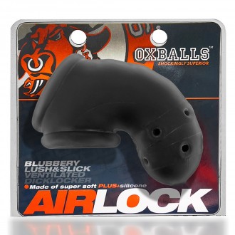 AIRLOCK - AIR-LITE VENTED CHASTITY - BLACK ICE