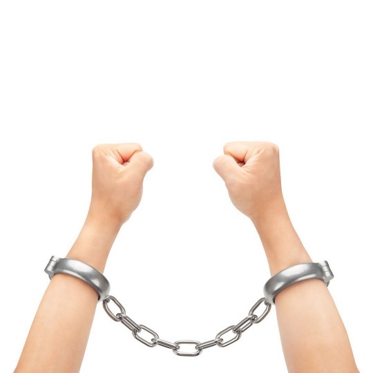 HEAVY DUTY HAND CUFFS - SILVER