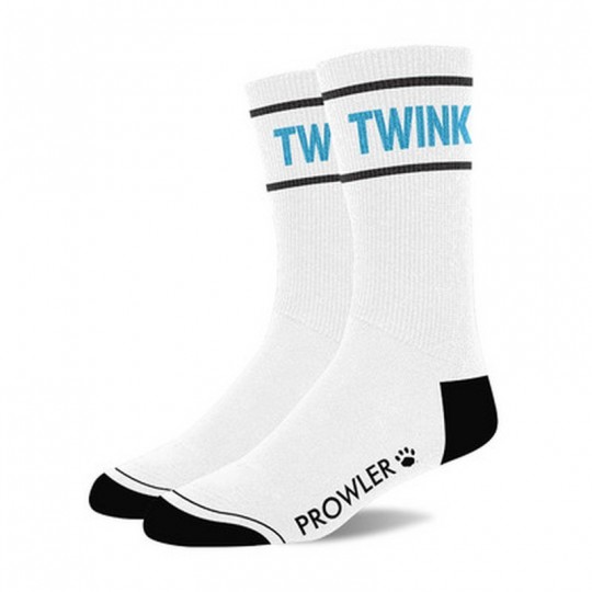 TWINK SOCKS - WHITE/BLUE