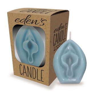 EDEN’S CANDLE - VANILLA SCENTED VAGINA - BLUE