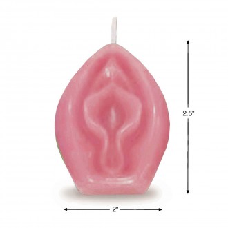 EDEN’S CANDLE - VANILLA SCENTED VAGINA - ROSE