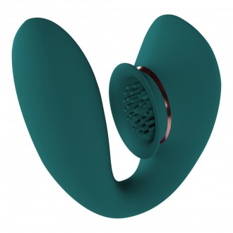 TWITCH 3 - RECHARGEABLE VIBRATOR AND SUCTION - FOREST GREEN