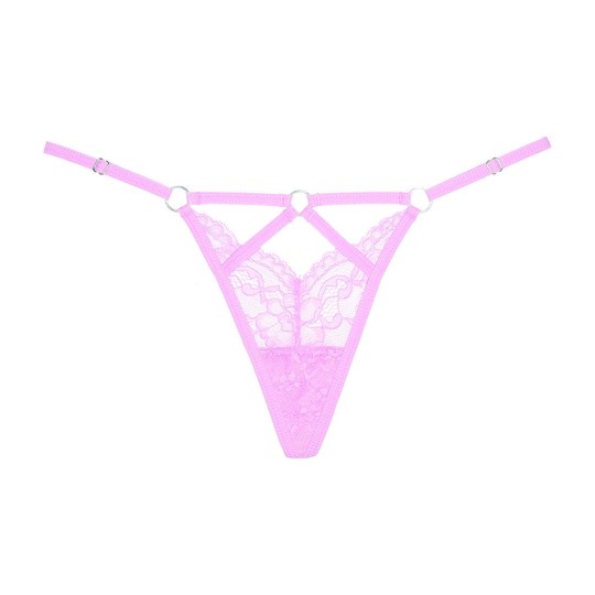 DO NOT DISTURB - LACE THONG - OS - PINK