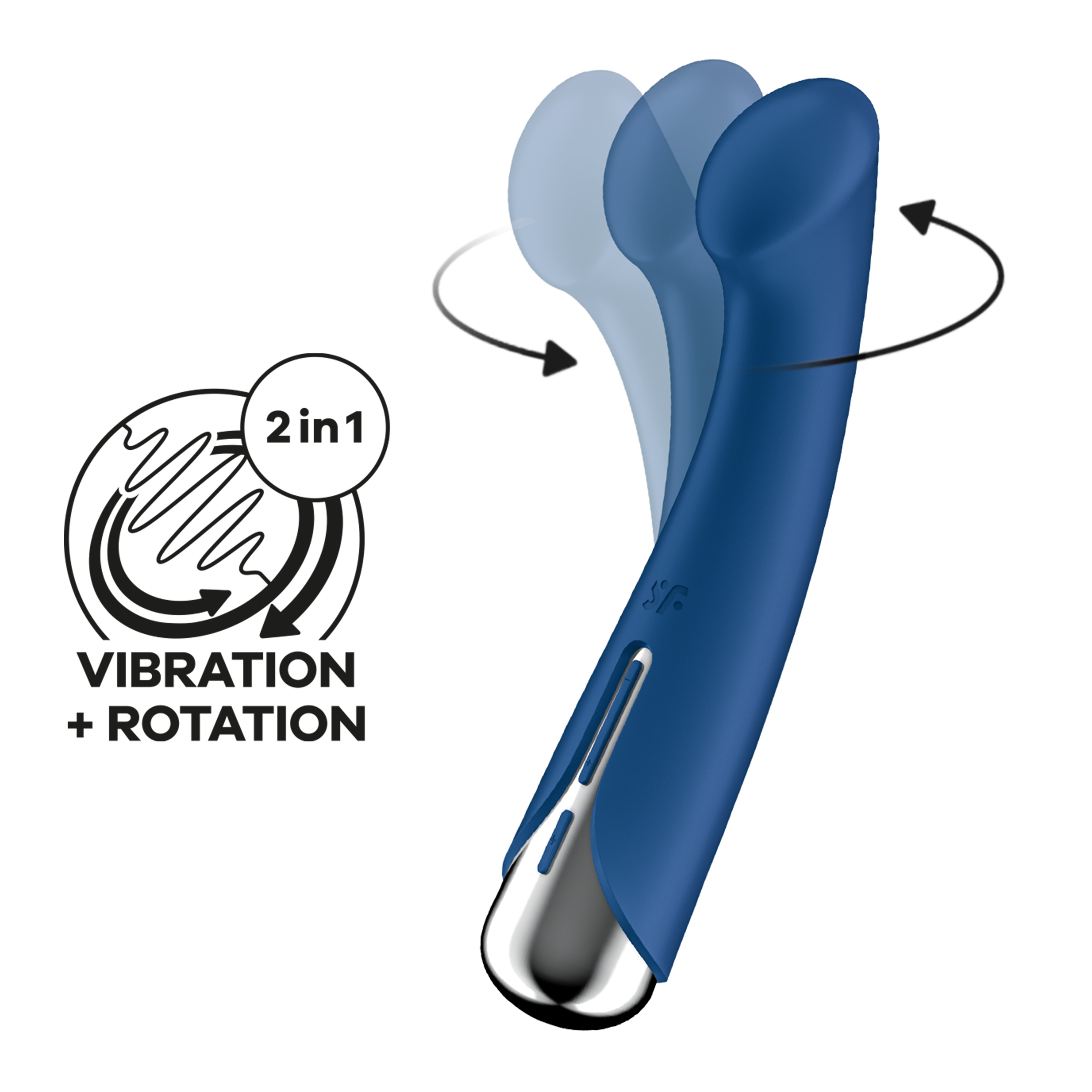 VIBRATEUR SPINNING G-SPOT 1 BLEU SATISFYER