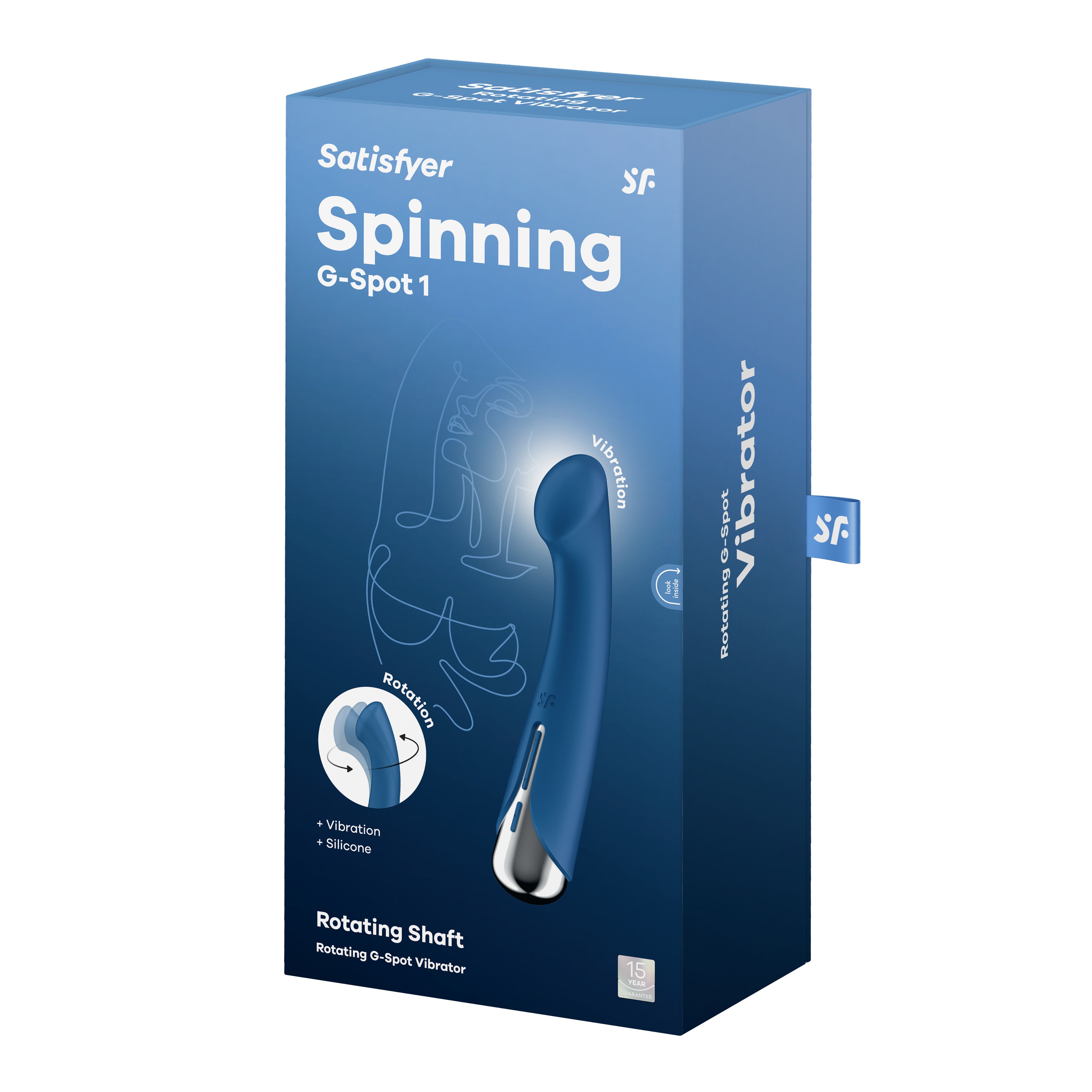 SATISFYER SPINNING G-SPOT 1 VIBRATOR BLUE