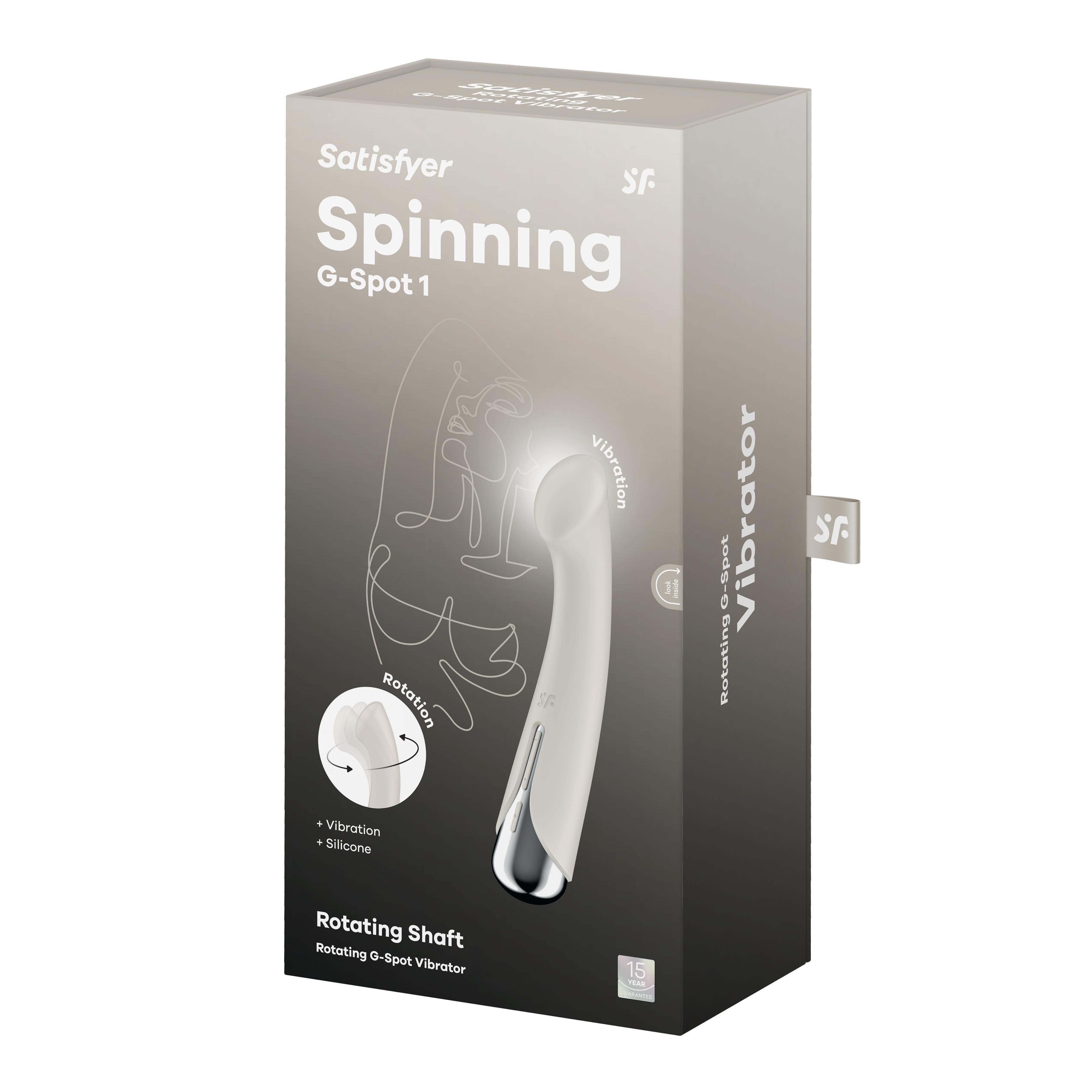 VIBRATEUR SPINNING G-SPOT 1 BEIGE SATISFYER