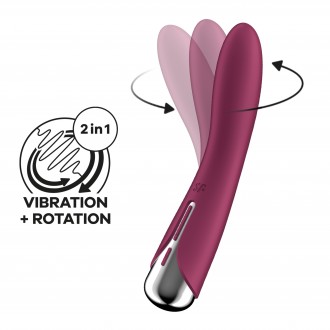 VIBRATORE SPINNING VIBE 1 ROSSO SATISFYER