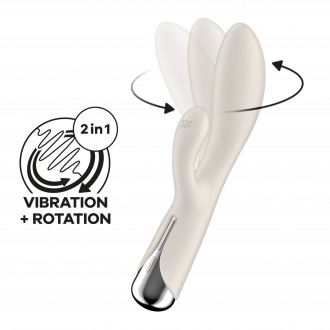 VIBRATEUR SPINNING RABBIT 1 BEIGE SATISFYER