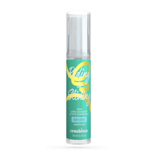 GEL LUBRICANTE RIDING &amp; SLIDING DE BASE AGUA CRUSHIOUS 10ML