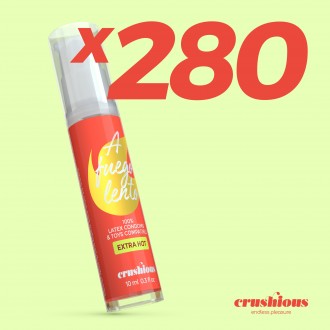 PACK OF 280 CRUSHIOUS A FUEGO LENTO HEAT EFFECT LUBRICANT GEL 10ML