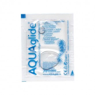 INFORMATION LEAFLET WITH LUBRICANT SACHET AQUAGLIDE NEUTRAL 3 ML