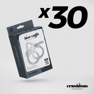 PACK DE 30 LUST ALGEMAS DE METAL CRUSHIOUS