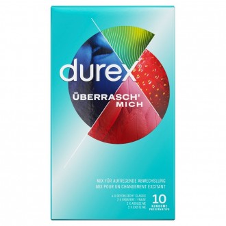 SCATOLA CON 10 PRESERVATIVI ÜBERRASCH' MICH DUREX