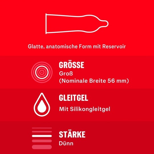 BOÎTE DE 10 PRÉSERVATIFS ÜBERRASCH&#039; MICH