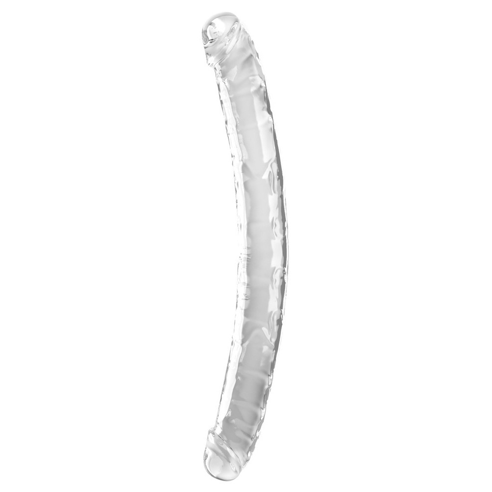 DILDO DOBLE 18&quot; KING COCK CLEAR