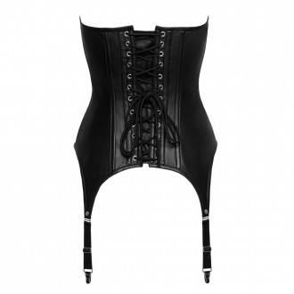 LEATHER SUSPENDER CORSET