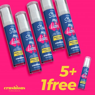 5 + 1 GRATUITO JELLY LUBRIFICANTE LUBSHIOUS AL GUSTO BEVANDA ENERGETICA CRUSHIOUS 10ML