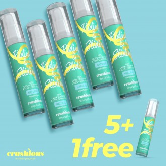 5 + 1 FREE CRUSHIOUS RIDING & SLIDING WATERBASED LUBRICANT GEL 10ML