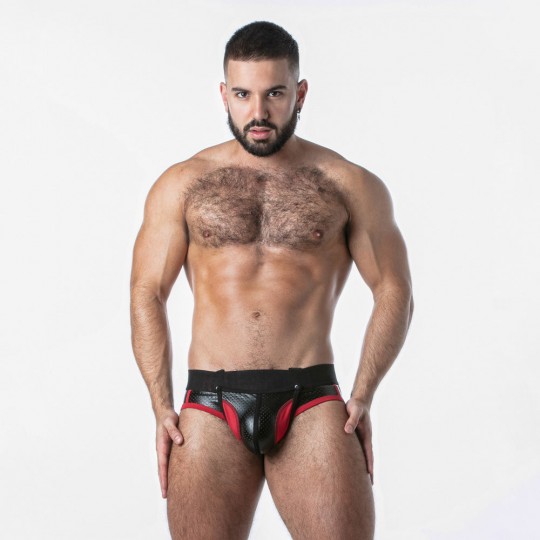 CALZONCILLOS JOCK OPEN ACCESS LOCKER GEAR ROJO