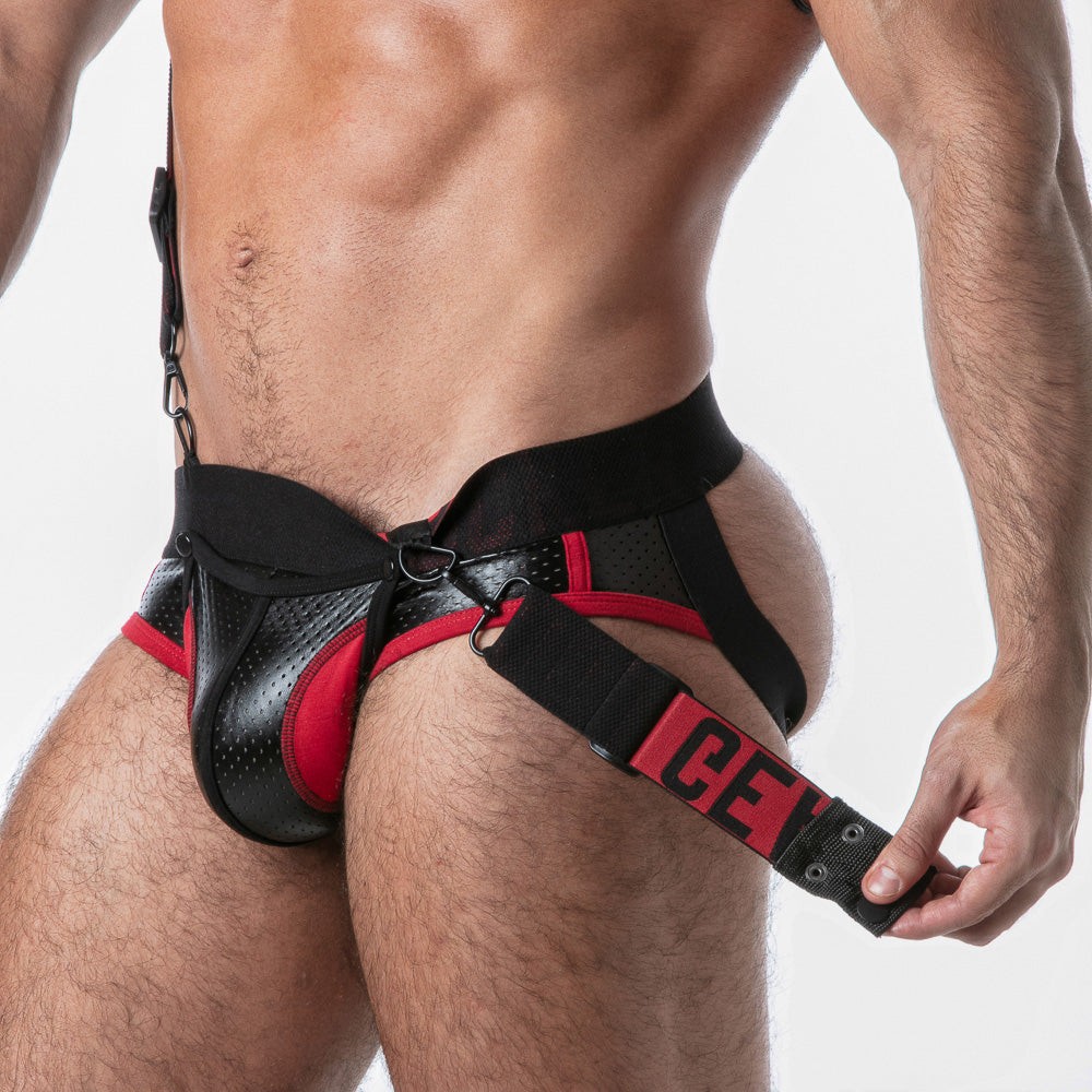 LOCKER GEAR RUB IT BODY HARNESS RED