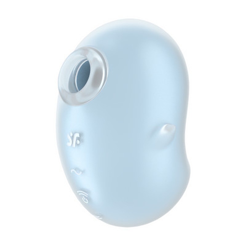 CUTIE GHOST - AIR PULSE VIBRATOR - BLUE