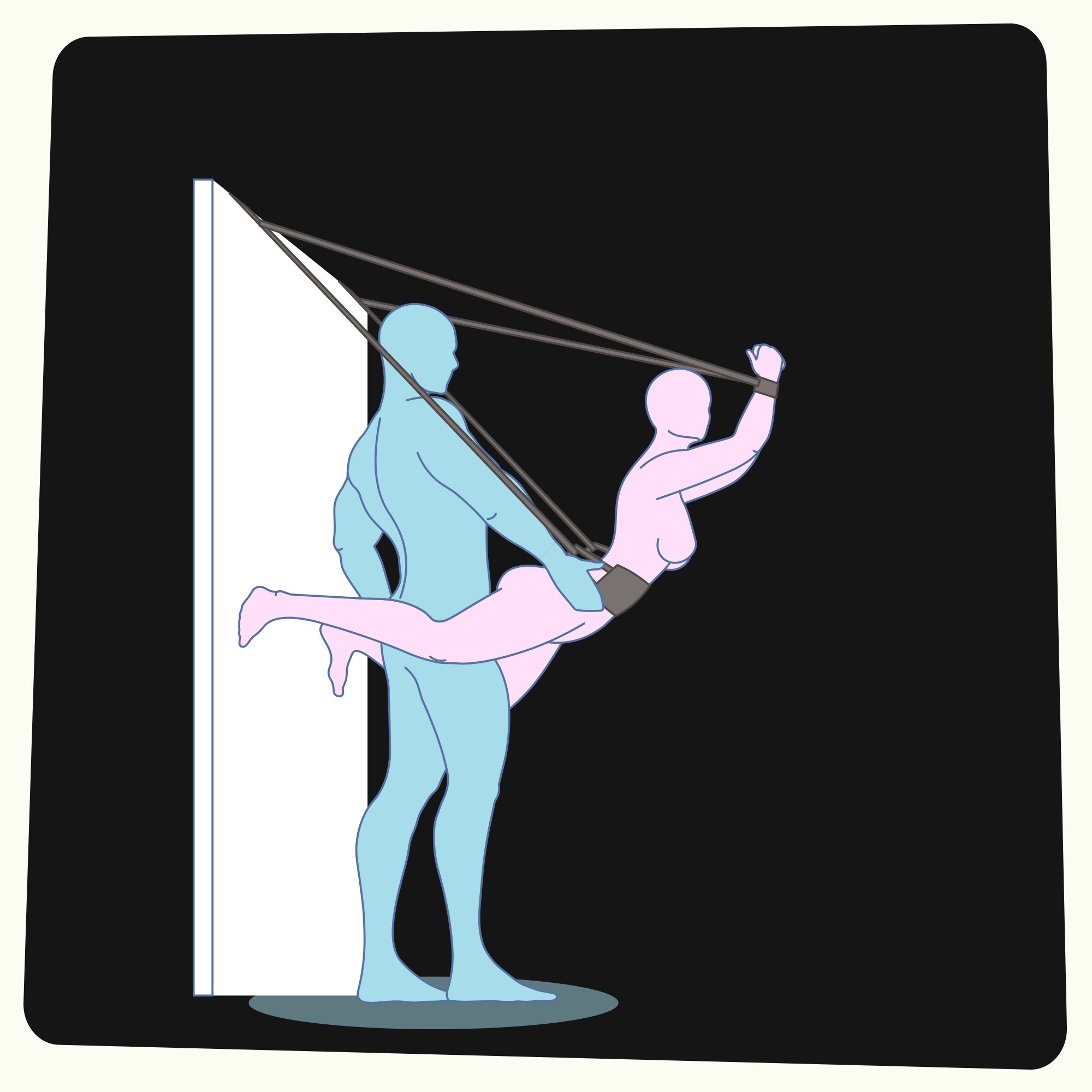 COLUMPIO DE PUERTA DELUXE SEX DOOR SWING CRUSHIOUS