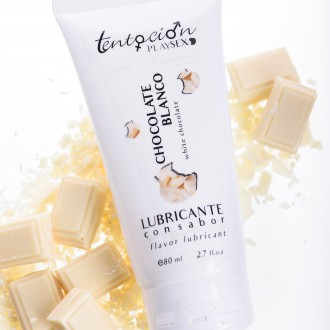 WHITE CHOCOLATE FLAVOURED LUBRICANT 80ML TENTACIÓN PLAY SEX