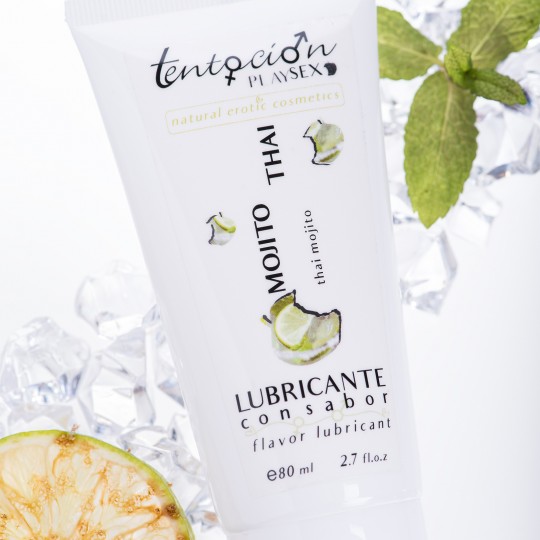 LUBRIFIANT AROMATISÉ MOJITO THAÏ 80ML TENTACIÓN PLAY SEX