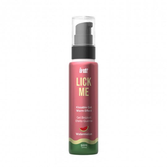 INTT LICK ME KISSABLE GEL WITH HEAT EFFECT AND WATERMELON FLAVOUR 50ML