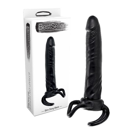 DILDO BESTSELLER SOTTILE NERO DONG