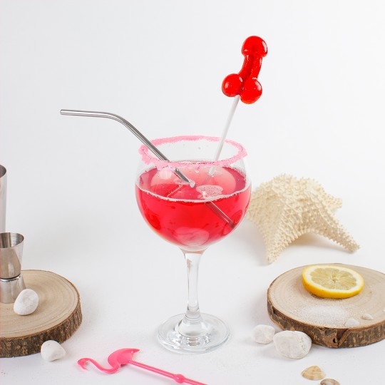 CHUPA CHUPA FORMA DE PÉNIS COM SABOR A DAIQUIRI COM ÁLCOOL SECRET PLAY