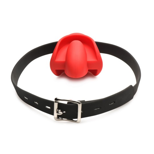 GAG ORDER - EXTREME SILICONE BALL GAG - RED