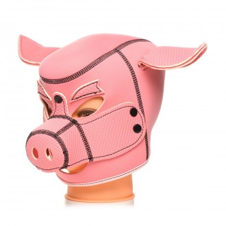 SWINE - PIG NEOPRENE HOOD - PINK