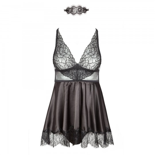 EVE CHEMISE BLACK