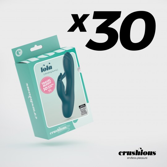 PACK OF 30 CRUSHIOUS LOLA MINI RABBIT VIBRATOR