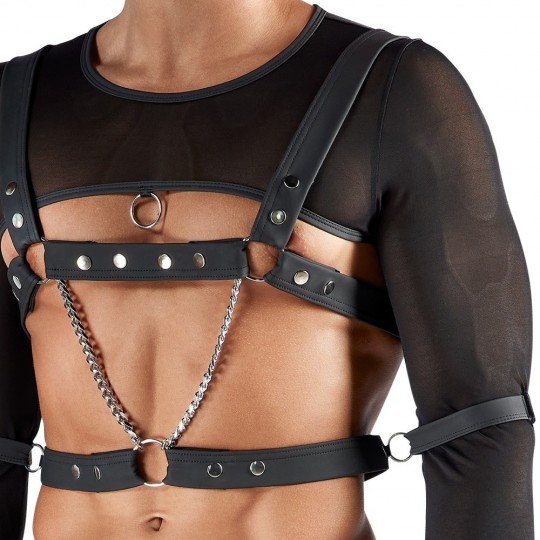 ENSEMBLE DE 4 PIÈCES SVENJOYMENT BONDAGE NOIR