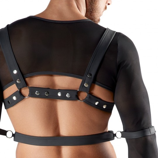 CONJUNTO DE 4 PIEZAS SVENJOYMENT BONDAGE NEGRO