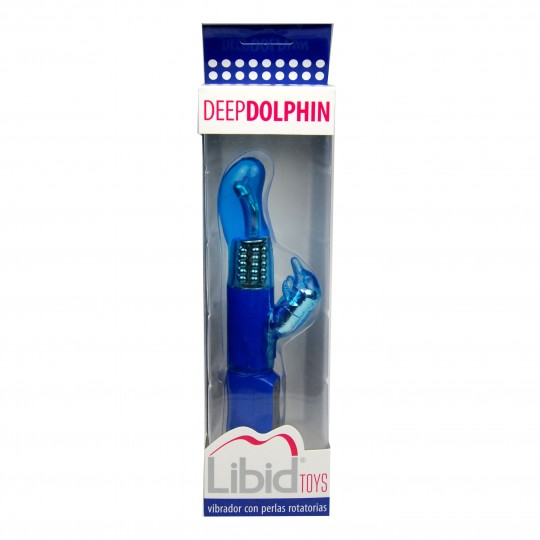 LIBID TOYS DEEP DOLPHIN VIBRATOR BLUE