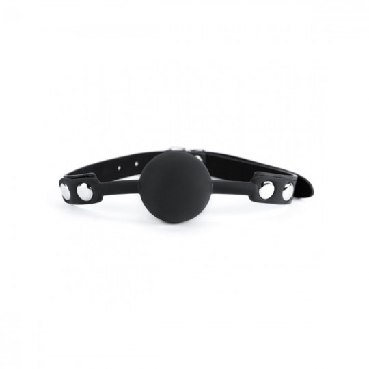 ARGUS FETISH BLACK SILICONE BALL GAG