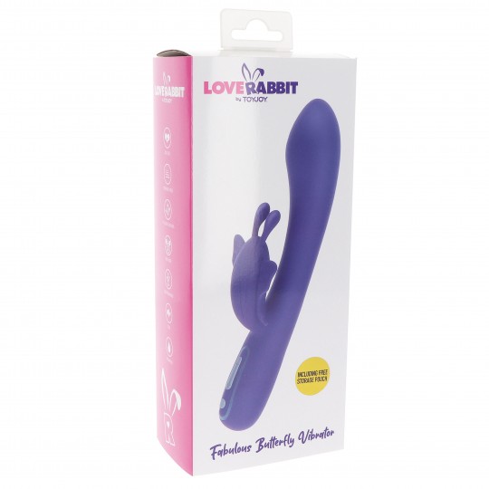 VIBRADOR FABULOUS BUTTERFLY LOVE RABBITS