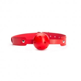 ARGUS FETISH RED BRETHABLE BALL GAG