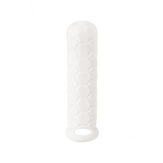 HOMME PENIS SLEEVE LONG WHITE 11-15CM